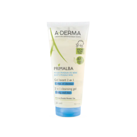 A-Derma Primalba Gel Lavant Douceur Bébé 2 en 1 Corps et Cheveux 200 ml