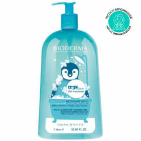 Bioderma ABCDerm Gel Moussant Nettoyant Doux 1 Litre