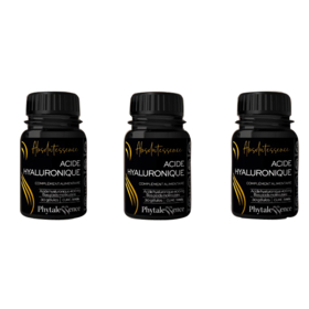 ABSOLUTESSENCE - Acide Hyaluronique - Lot de 3 x 30 Gélules