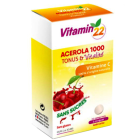 Acérola 1000  - 24 comprimés à croquer