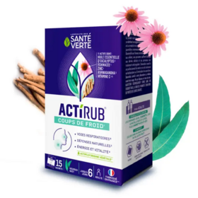 Santé Verte Actirub coups de frois 15 sachets