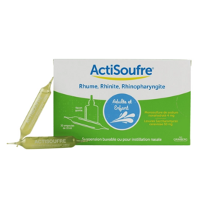 Actisoufre 30 ampoules 10 ml