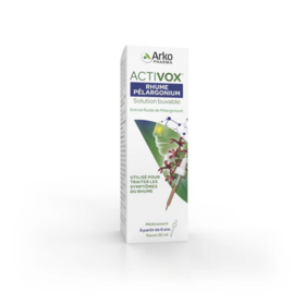 Arkopharma Activox Rhume Pélargonium 30 ml – Solution naturelle pour les voies respiratoires