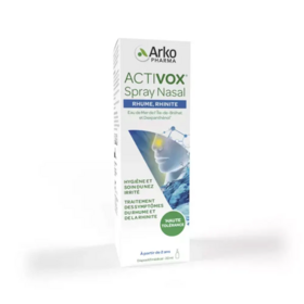 Arkopharma Activox Spray Nasal 20 ml – Spray nasal hydratant et apaisant pour rhume et rhinite