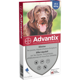 Advantix Grand Chien 25-40 kg 4 pipettes