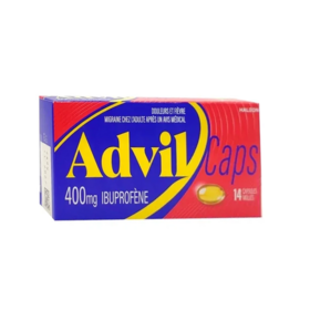 AdvilCaps 400 mg 14 capsules molles – Médicament contre douleurs et fièvre