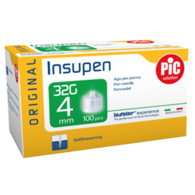 Aiguille Insupen Advanced 32G 4MM - 100 pièces
