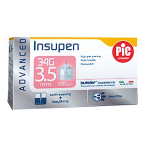Aiguille Insupen Advanced 34G 3,5MM - 100 pièces