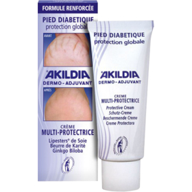 AKILEINE - Akildia - Crème Multi-Protectrice Pied Diabétique - 75 ml