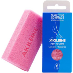 AKILEINE - Poncette de Gommage Pieds Très Secs
