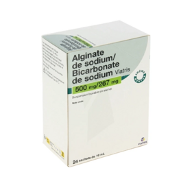 Viatris Alginate de sodium 24 sachet(s) polyester aluminium polyéthylène de 10 ml