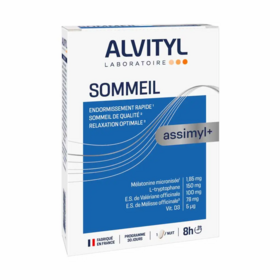 Alvityl Assimyl+ sommeil endormissement rapide 30 comprimés — complément alimentaire mélatonine et l-tryptophane