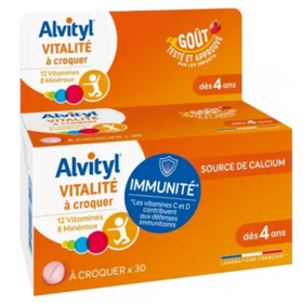 Alvityl Vitalité à Croquer 30 Comprimés