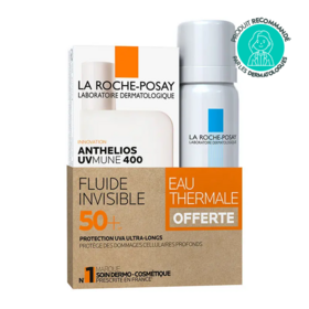 La Roche-Posay Anthelios Uvmune 400 SPF50+ Fluide Invisible 50ml + Eau Thermale Offerte 50ml