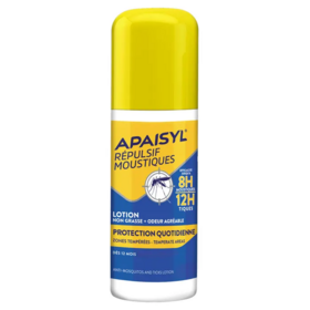 Apaisyl Répulsif Anti-Moustiques Lotion 90 ml – Protection Quotidienne contre les piqûres