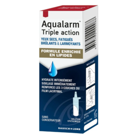 Bausch & Lomb Aqualarm Triple Action Nuit – Solution ophtalmique 10 ml