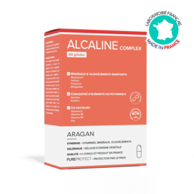 Alcaline Complex Aragan 60 gélules – Équilibre acido-basique, vitalité et récupération