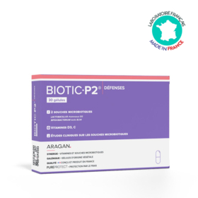 Biotic P2 Défenses Aragan 30 gélules – Probiotiques & immunité
