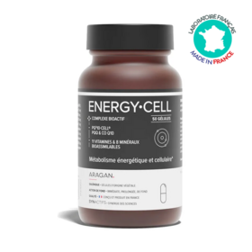 EnergyCell Tonus et Vitalité Aragan 50 gélules – Énergie, fatigue et vitalité