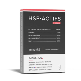 Aragan Synactifs HSP Actifs Immunité Booster 10 gélules – Activation immunitaire, défenses renforcées & réponse rapide