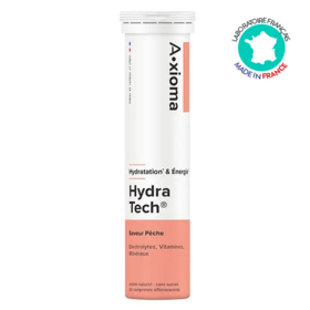 Aragan A Xioma Pêche HydraTech électrolytes hydratation énergie 20 comprimés effervescents