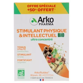 Arkofluides Bio Stimulant Physique et intellectuel 30 ampoules