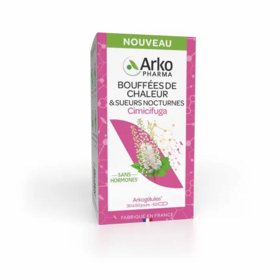 Arkopharma Arkogélules Cimicifuga 60 gélules végétales - Ménopause Bouffées de chaleur et Sueurs nocturnes