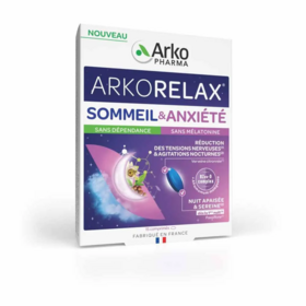 Arkopharma Arkorelax sommeil et anxiété 15 comprimés - Tensions nerveuses et agitations nocturnes
