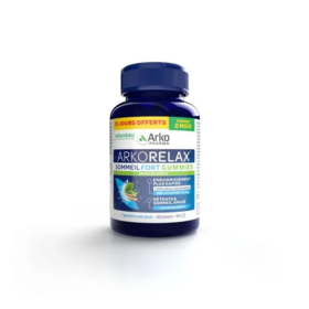 Arkopharma Arkorelax Sommeil fort 60 gummies  – endormissement rapide et détente sans sucre – cure de 2 mois