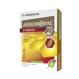 Arkopharma Arkoroyal Dynergie BIO Énergie & vitalité 20 ampoules + 10 offertes