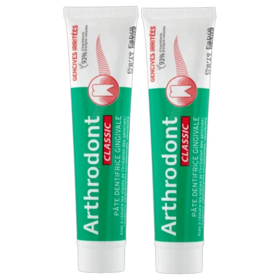 Arthrodont Classic - Dentifrice gencives irritées - Pate gingivale 2 x 75 ml