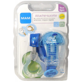 Attache-Sucette Bleue - 1 unité