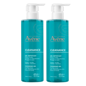 Avène Cleanance Gel nettoyant Lot de 2 x 400 ml