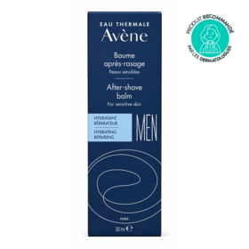 Avène Homme baume après-rasage apaisant 50 ml — soin réparateur peaux sensibles sèches