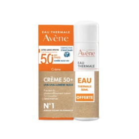 Avène Crème Intense Protect 50+ Sans parfum + Spray Eau thermale Avène Offerte