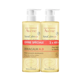 Avène Xeracalm A.D Huile lavante relipidante lot 2 x 400 ml