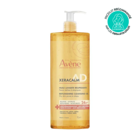 Avène Xeracalm AD huile lavante relipidante 1 l — soin anti-grattage peaux atopiques