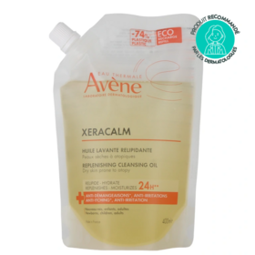Avène XeraCalm A.D Huile lavante relipidante recharge 400 ml — hygiène peaux atopiques