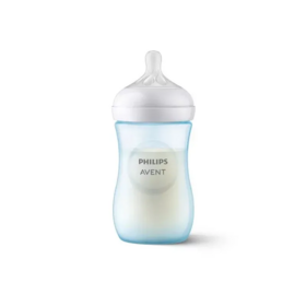 Philips Avent Natural response biberon 1 mois et plus bleu 260 ml – biberon anti-coliques valve AirFree tétine réponse naturelle