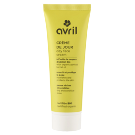 Avril Crème de jour peaux sèches et sensibles 50 ml – soin visage nourrissant bio