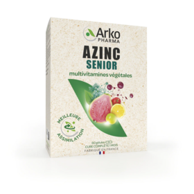Arkopharma Azinc Senior Multivitamines Végétales 60 gélules
