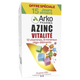 Arkopharma Azinc Vitalité 120 gélules+30 offertes