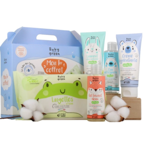 BABY GREEN COFFRET Naissance - 5 Produits