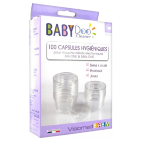 BABYDOO - Capsule de Rechange pour Mouche-Bébé MX-ONE & MX6-ONE - 100 unités