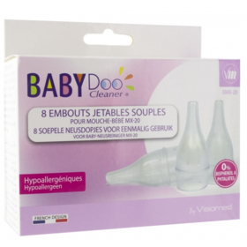 BABYDOO - Embouts Jetables Mouche-Bébé Électronique MX-20 - 8 embouts 