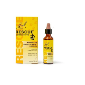 Rescue Pets compte-gouttes fleurs de Bach pour animaux 20 ml