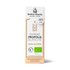 Ballot-Flurin Extrait de Propolis Blanche sans alcool  Zéro pesticides 15 ml