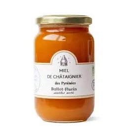 Ballot-Flurin Miel sauvage de châtaignier des Pyrénées 125 g – miel artisanal bio