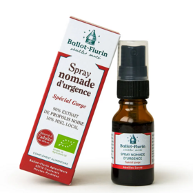 Ballot‑Flurin Spray nomade d'urgence 15 ml – spray gorge propolis bio
