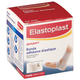 Bande Adhésive Elastique 6 cm x 2,5 m - 1 bande
